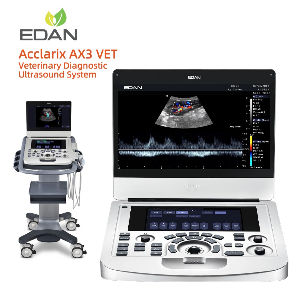 Edan Acclarix AX3 Vet veterinary ultrasound system