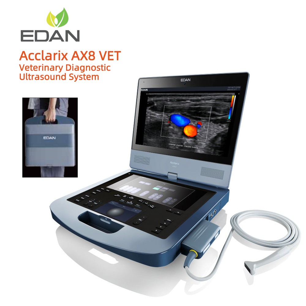 Edan Acclarix AX8 Vet veterinary diagnostic ultrasound system