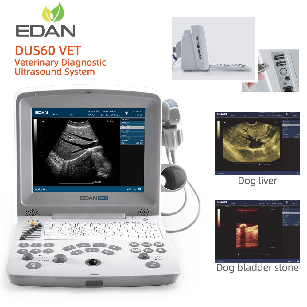 Edan DUS60 Vet mobile veterinary ultrasound system